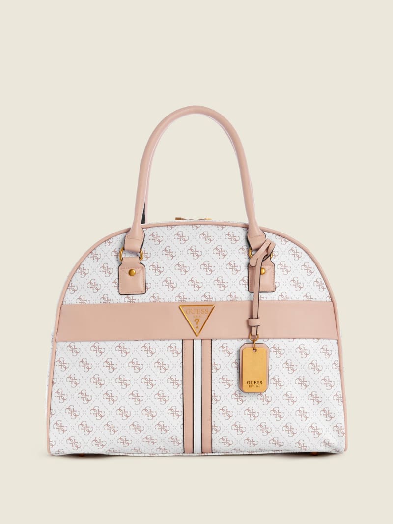 Guess Kasinta Dome Women's Satchel Bags White | 3876-OTBFY