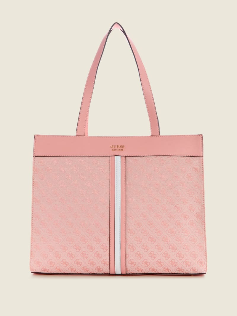 Guess Kasinta Large Women's Tote Bags Pink | 2657-SDHGK