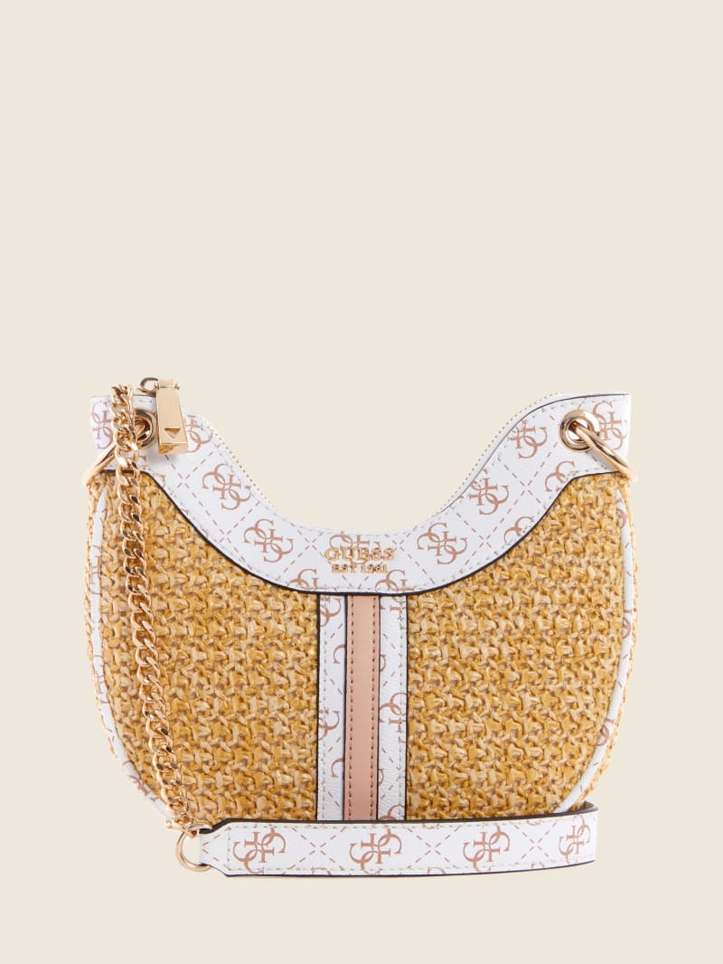 Guess Kasinta Raffia Women's Mini Bag Multicolor | 6128-CVTOW