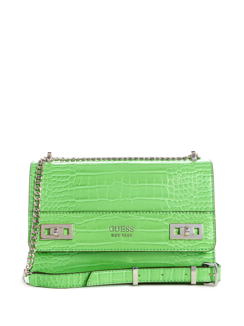 Guess Katey Convertible Women's Crossbody Bags Green | 3614-BCYHP