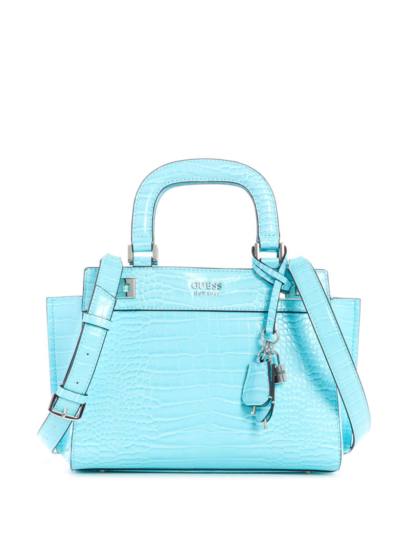 Guess Katey Girlfriend Women's Satchel Bags Light Turquoise | 1098-ZCVFT