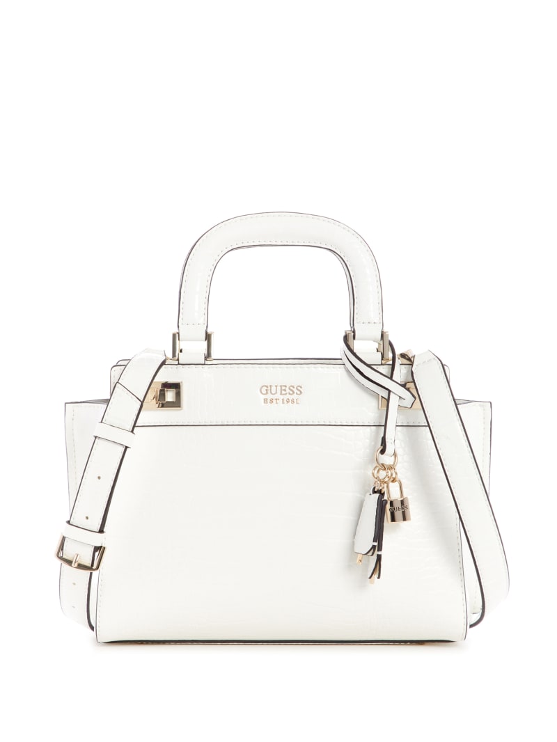 Guess Katey Girlfriend Women's Satchel Bags White | 2347-CKHOU