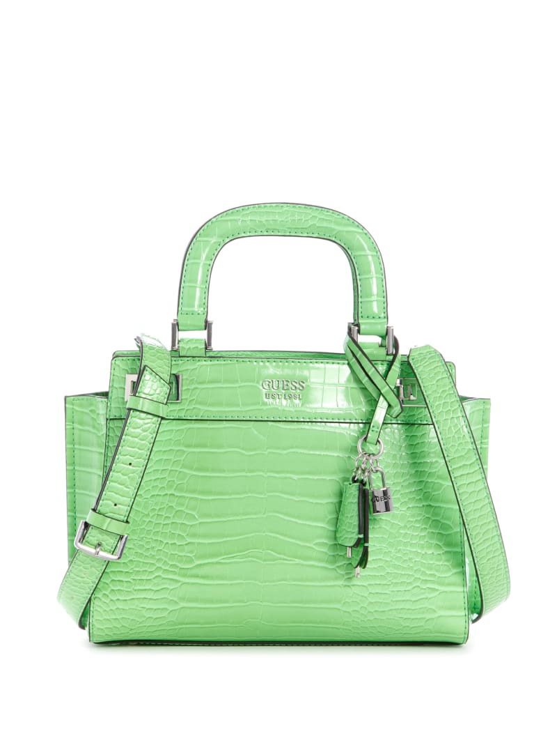 Guess Katey Girlfriend Women's Satchel Bags Green | 8415-WSUJF