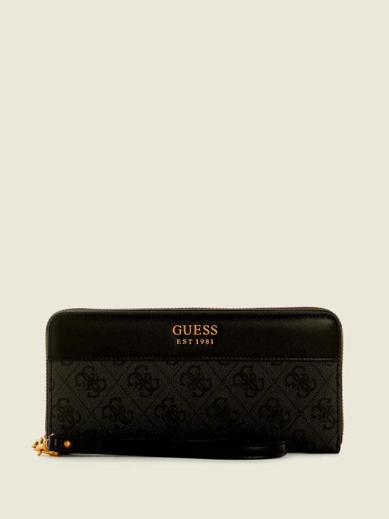 Guess Katey Zip-Around Women's Wallets Wash | 3719-BZNFM