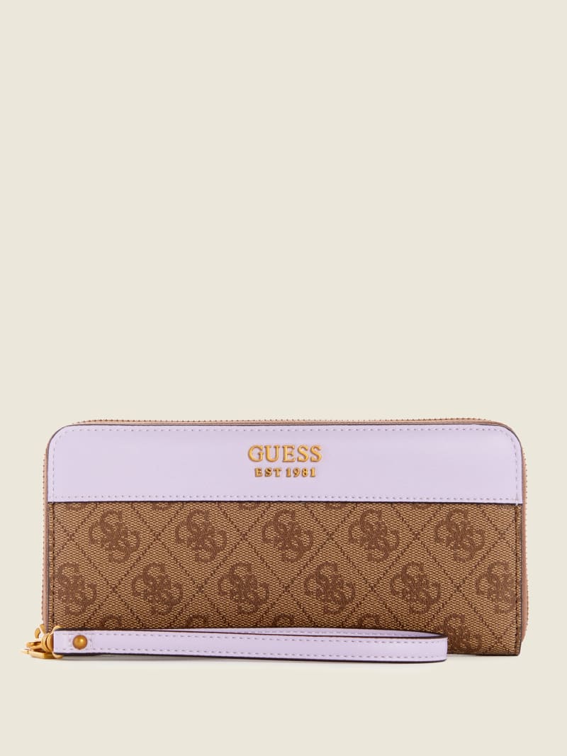 Guess Katey Zip-Around Women's Wallets Wash | 5134-LWHRG