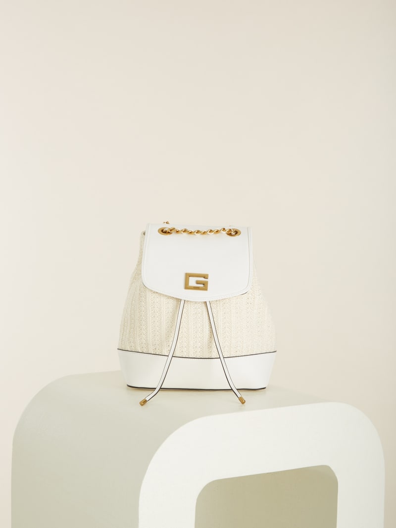 Guess Kimi Women's Backpacks White | 4056-WBCER