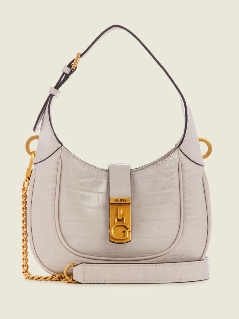 Guess Maimie Croc Women's Mini Bag Grey | 1539-GXCEY