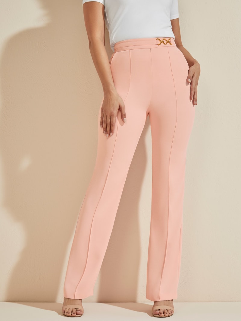 Guess Maryam Women's Pants Rose | 3569-SAZXB