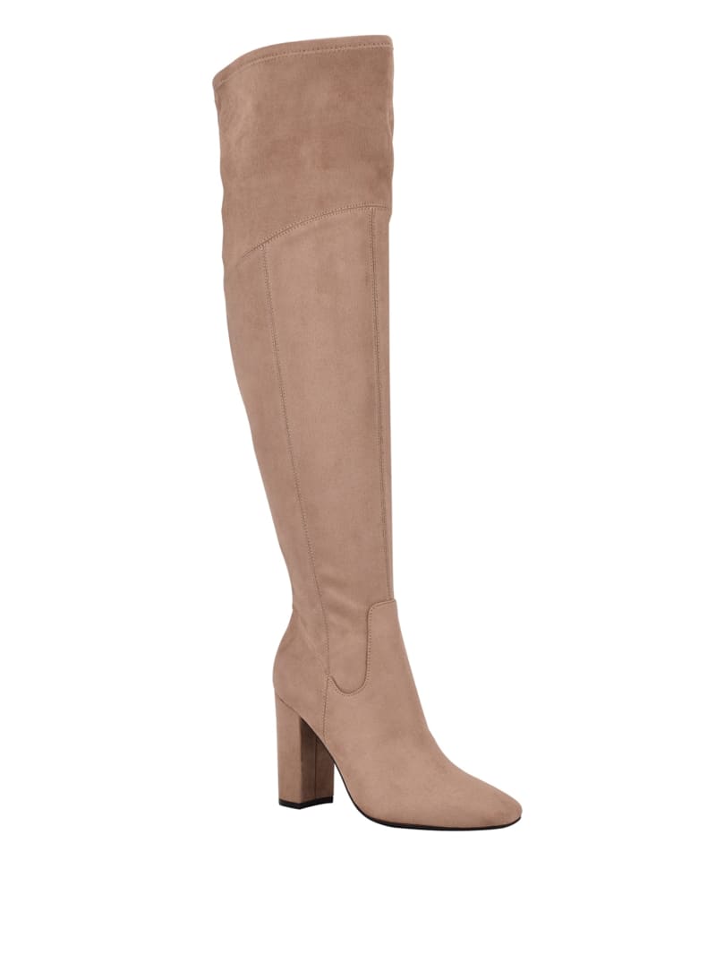 Guess Mireya Over-The-Knee Women's Boots Beige | 3812-PEDCF