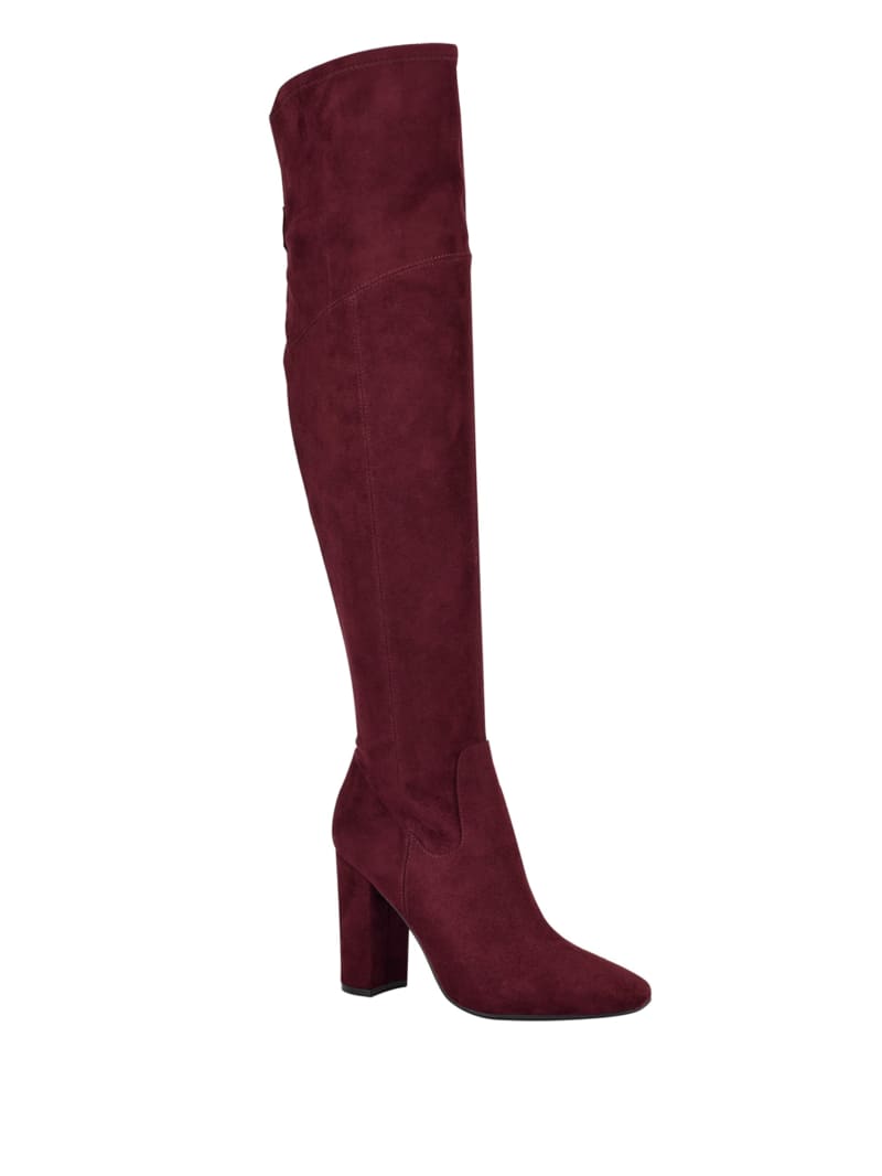 Guess Mireya Over-The-Knee Women's Boots Red | 7421-VRKXT