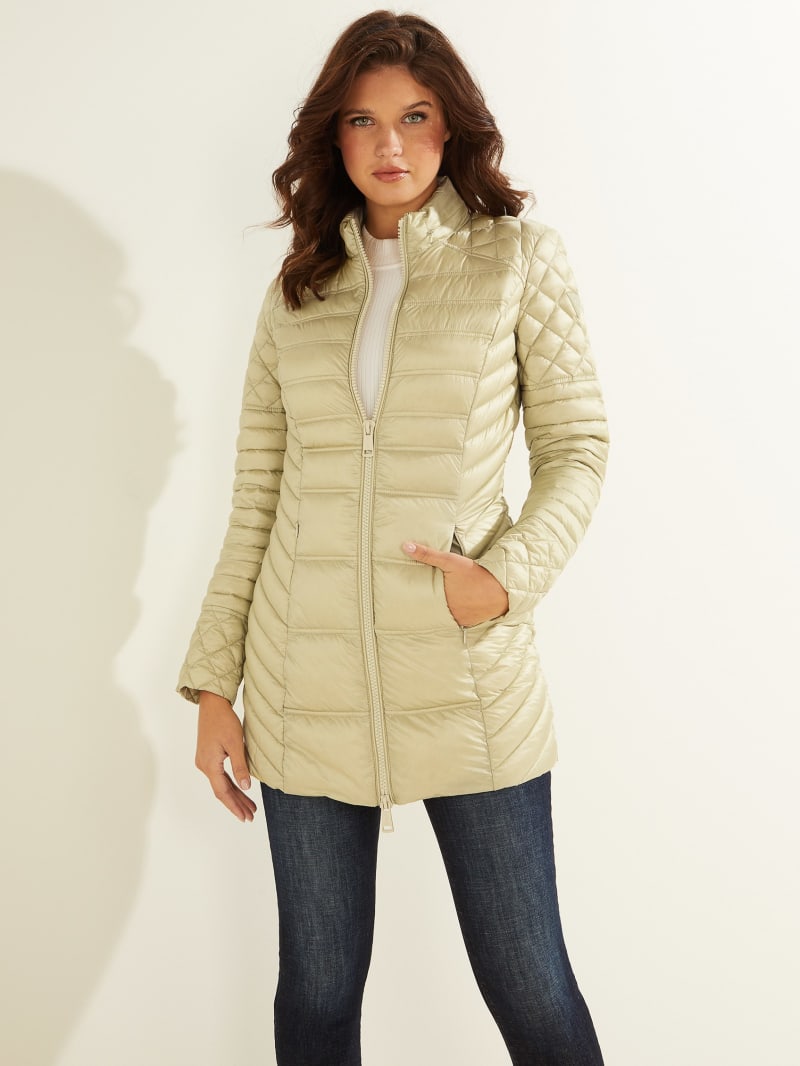 Guess Natasha Packable Down Women's Jackets Mint | 1578-ESIAN