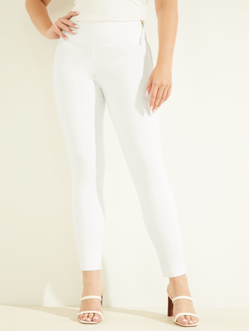 Guess Olivia Skinny Women's Pants White | 0528-OXYGW