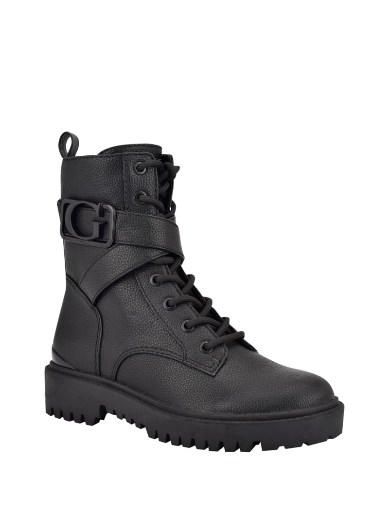 Guess Orana Combat Women's Boots Black | 3791-JSTGB