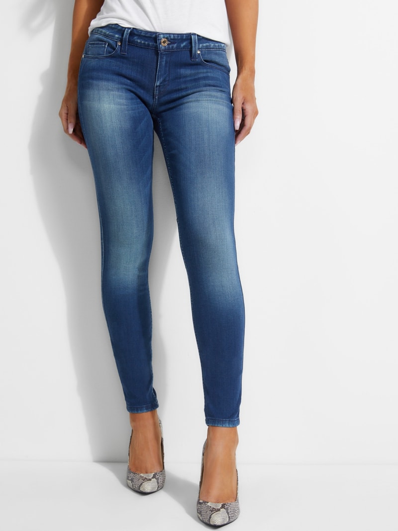 Guess Power Skinny Women's Pants Blue | 0829-UWELJ