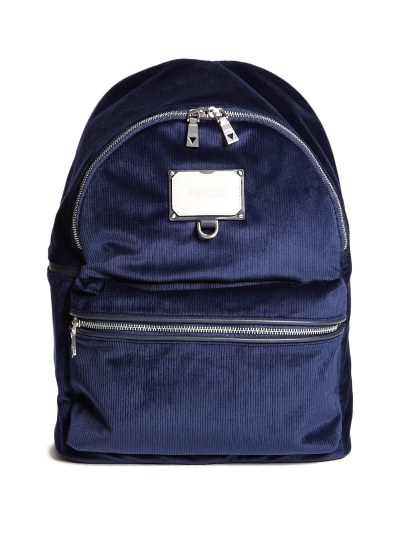 Guess Quarto Corduroy Men's Bags Blue | 9301-CWGZR