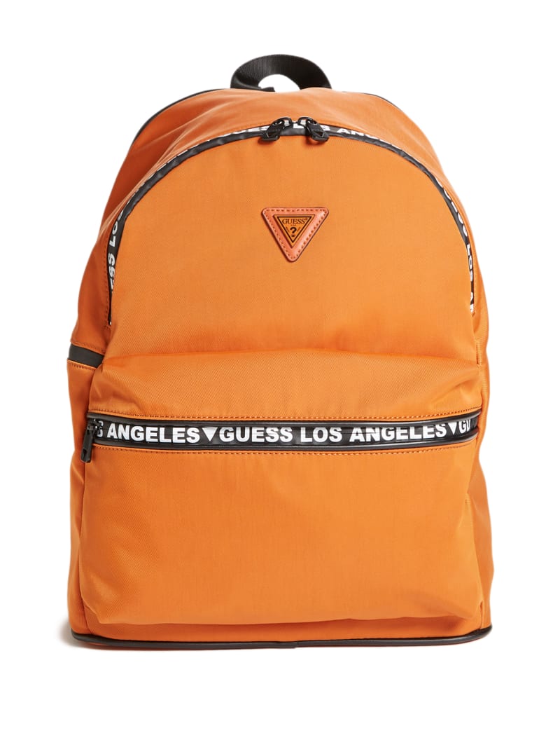 Guess Quarto Nylon Men's Bags Orange | 1498-LFBKO