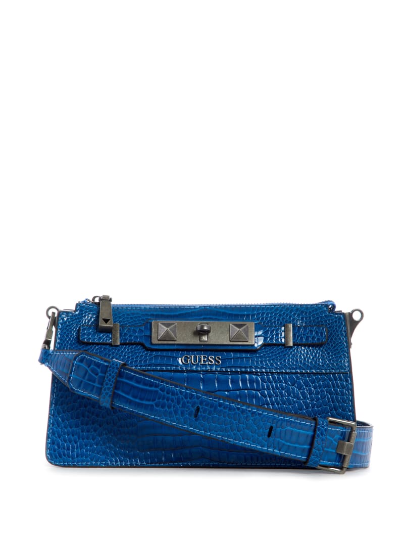 Guess Raffie Women's Crossbody Bags Blue | 1367-EAGSK