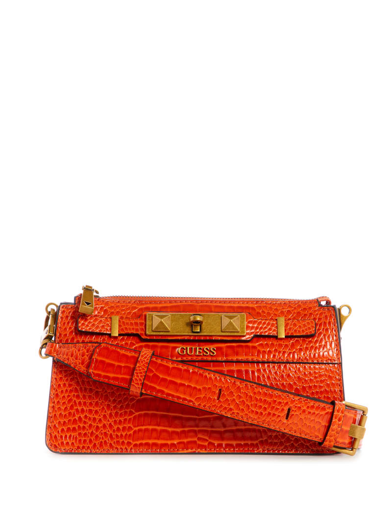 Guess Raffie Women's Crossbody Bags Orange | 8315-NGXRT