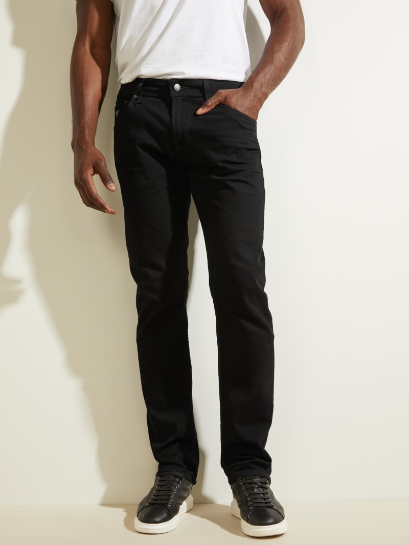 Guess Regular Straight Men's Pants Black | 7986-FQBKS