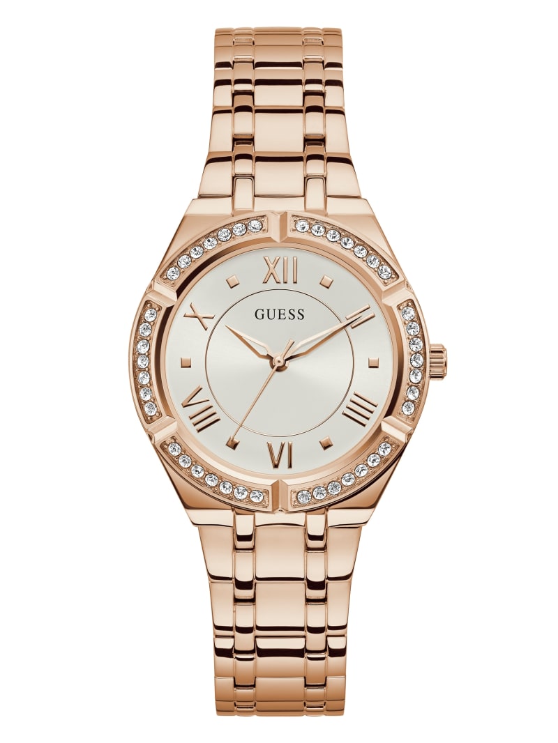 Guess Rose Gold-Tone Analog Women's Watches Rose Gold | 2748-WITEY