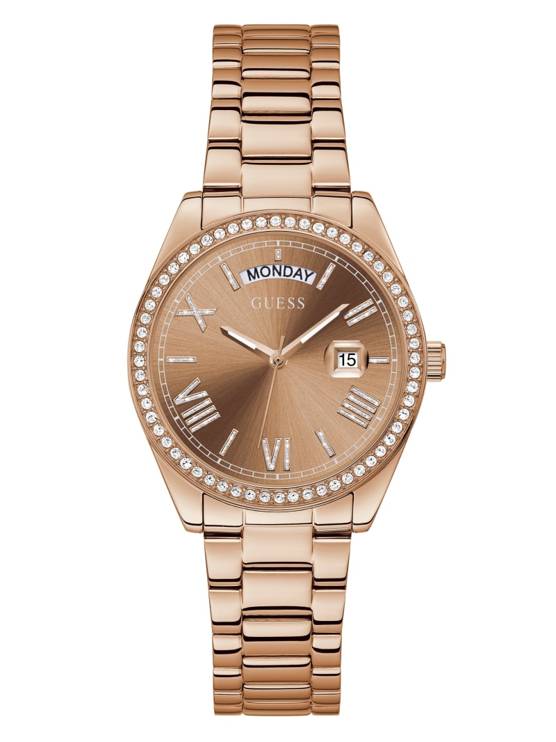 Guess Rose Gold-Tone Analog Women's Watches Copper | 6175-XKRVI