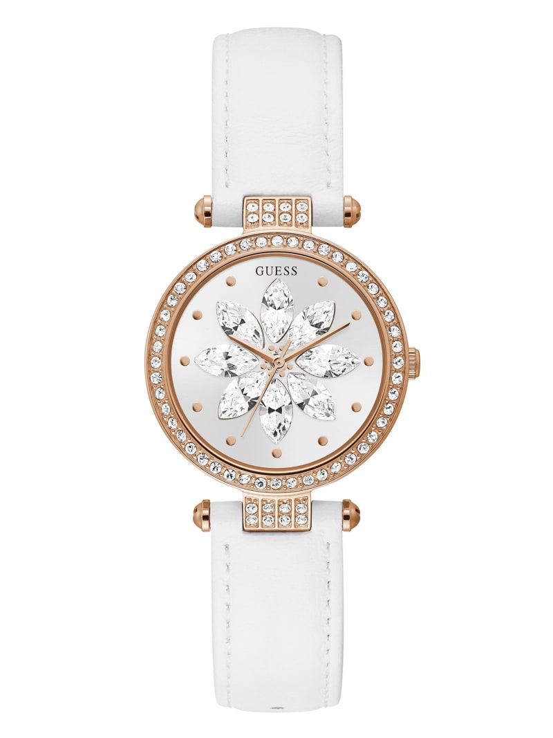 Guess Rose Gold-Tone and Crystal Analog Women's Watches Multicolor | 1436-UNZRJ