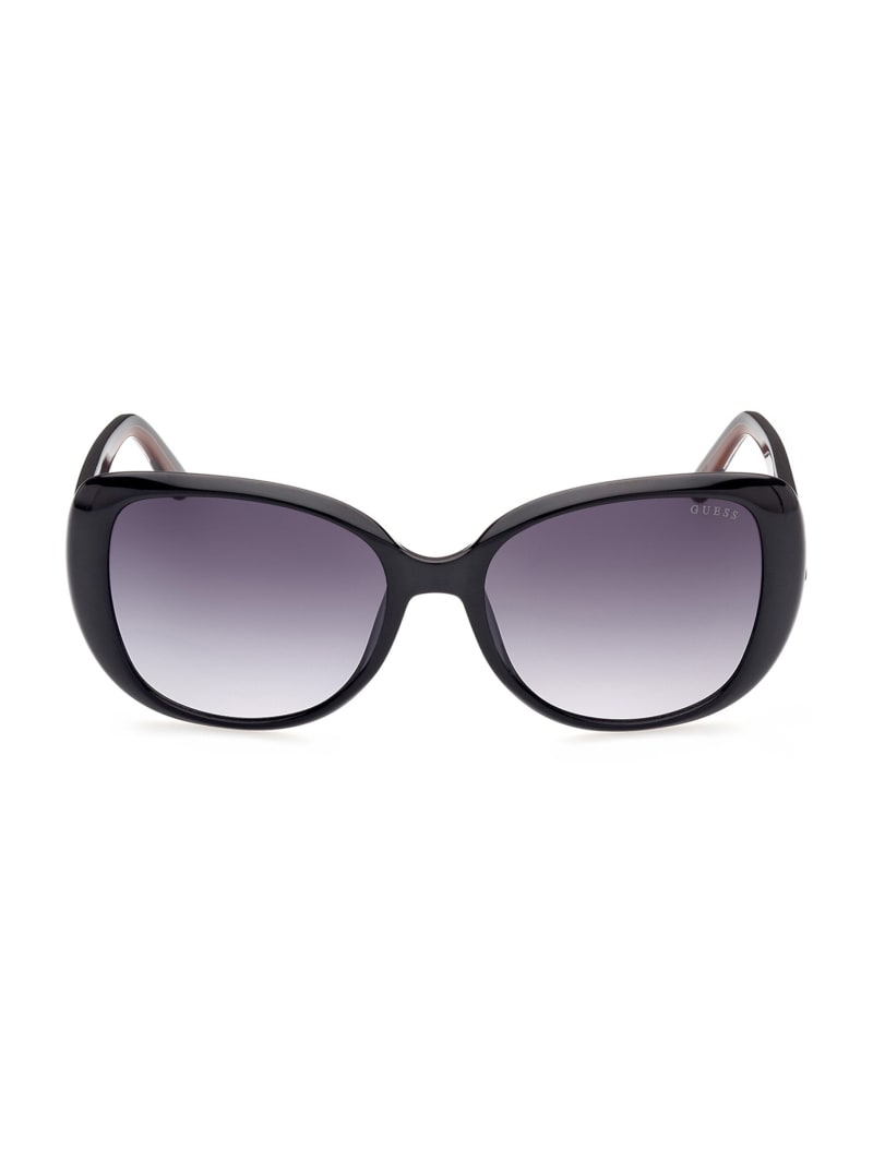 Guess Round-Square Women's Sunglasses Silver | 4617-CYHQI