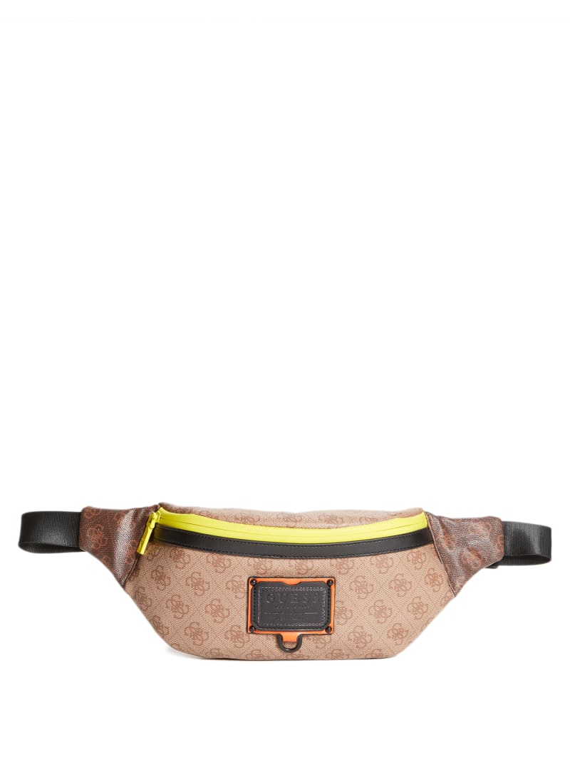 Guess Salameda Fanny Pack Men's Bags Brown | 8653-PGMZC