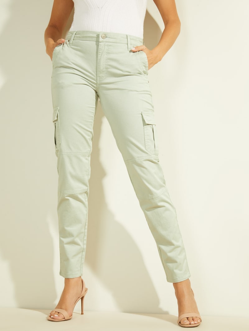 Guess Sexy Cargos Women's Pants Light Turquoise | 4369-WNAXD