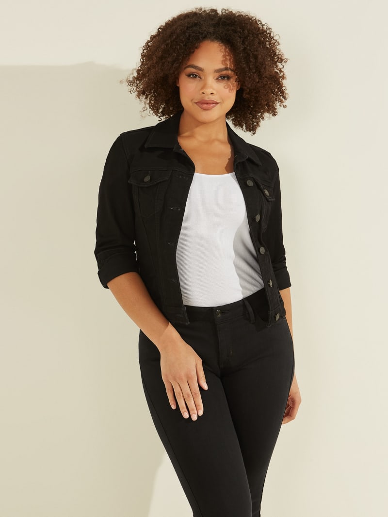 Guess Sexy Trucker Women's Jackets Black | 3795-WPTNU