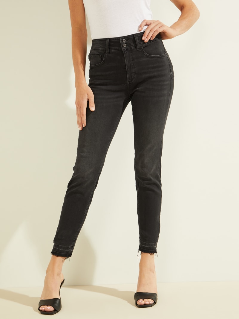 Guess Shape Up Skinny Women's Pants Black | 0672-AQWTZ