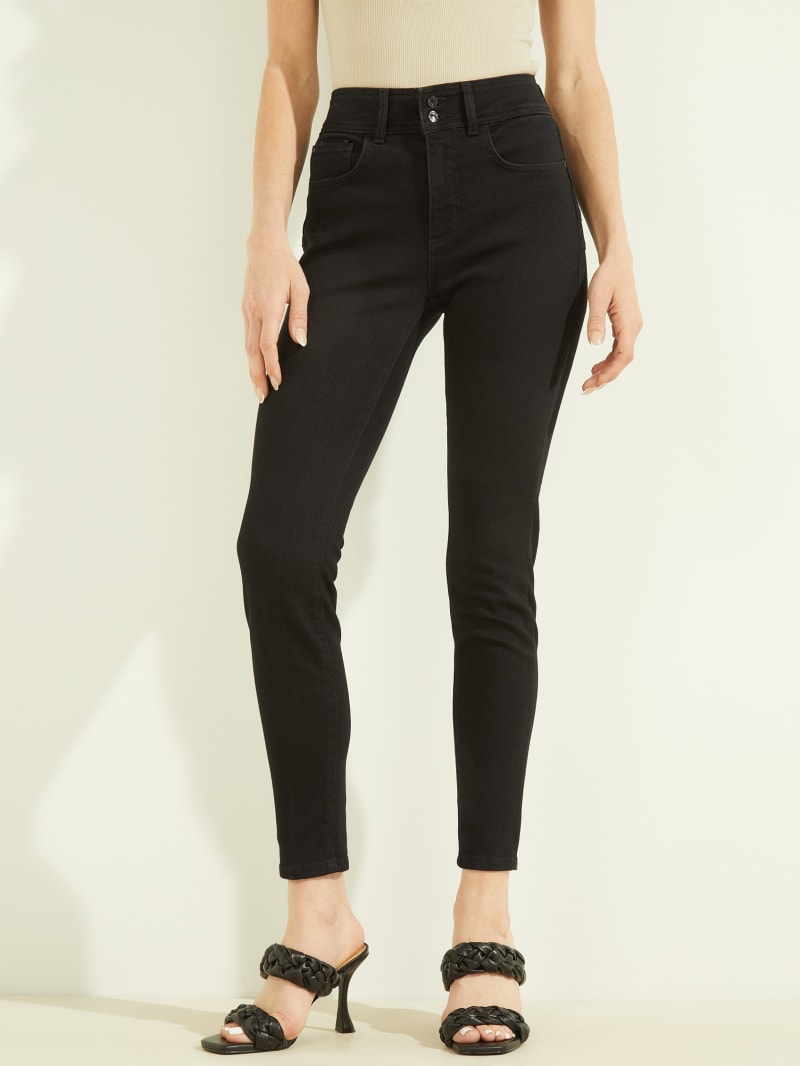 Guess Shape-Up Skinny Women's Pants Black | 6487-NOVMB