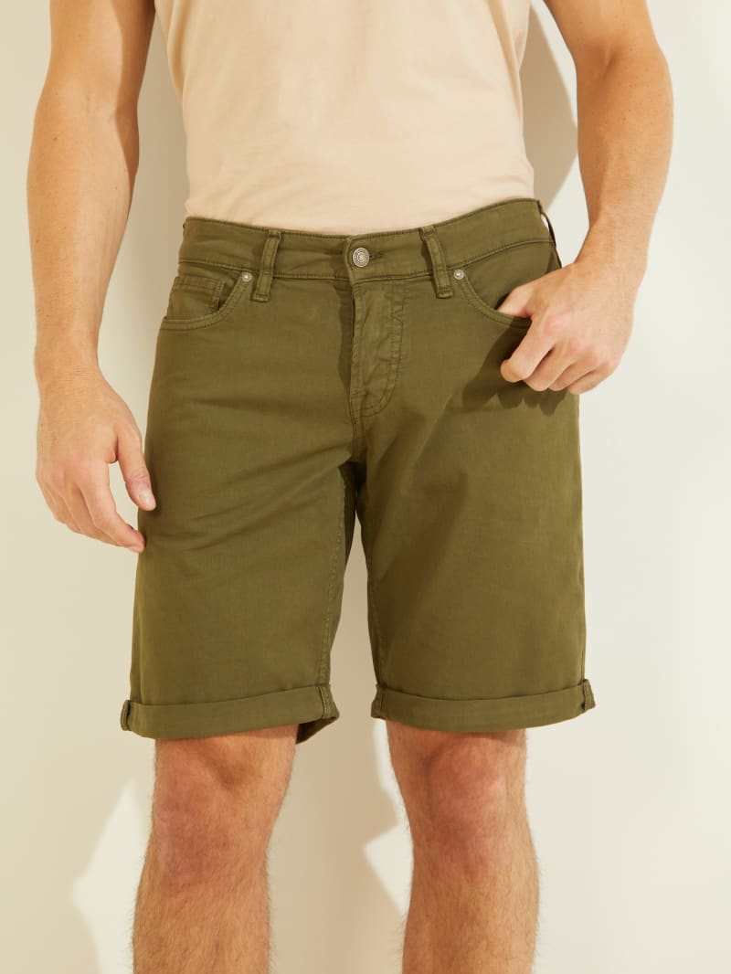 Guess Sonnys Men's Pants Olive | 5267-ZVHAE