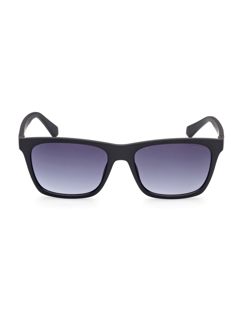 Guess Square Men's Sunglasses Black | 0289-FJWTD