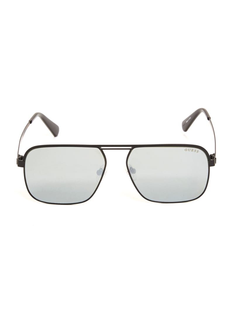 Guess Top Bar Aviator Men's Sunglasses Grey | 5618-XGAJV