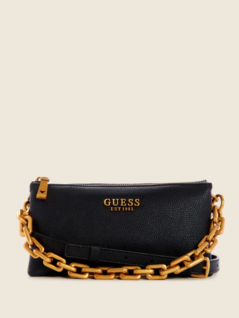 Guess Turin Triple Compartment Women's Crossbody Bags Black | 3089-QMFXU