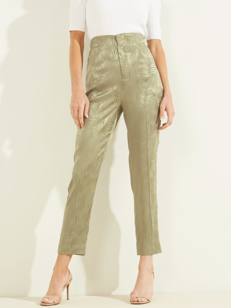 Guess Veridianas Women's Pants Light Green | 2403-BOLMC