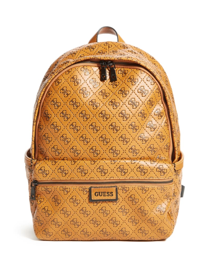 Guess Vezzola Logo Compact Women's Backpacks Brown | 2489-UTWHM