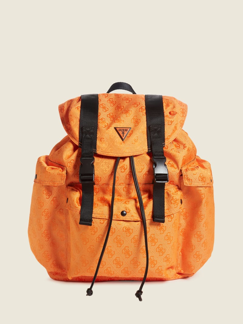 Guess Vezzola Nylon Men's Bags Orange | 2854-APNJL