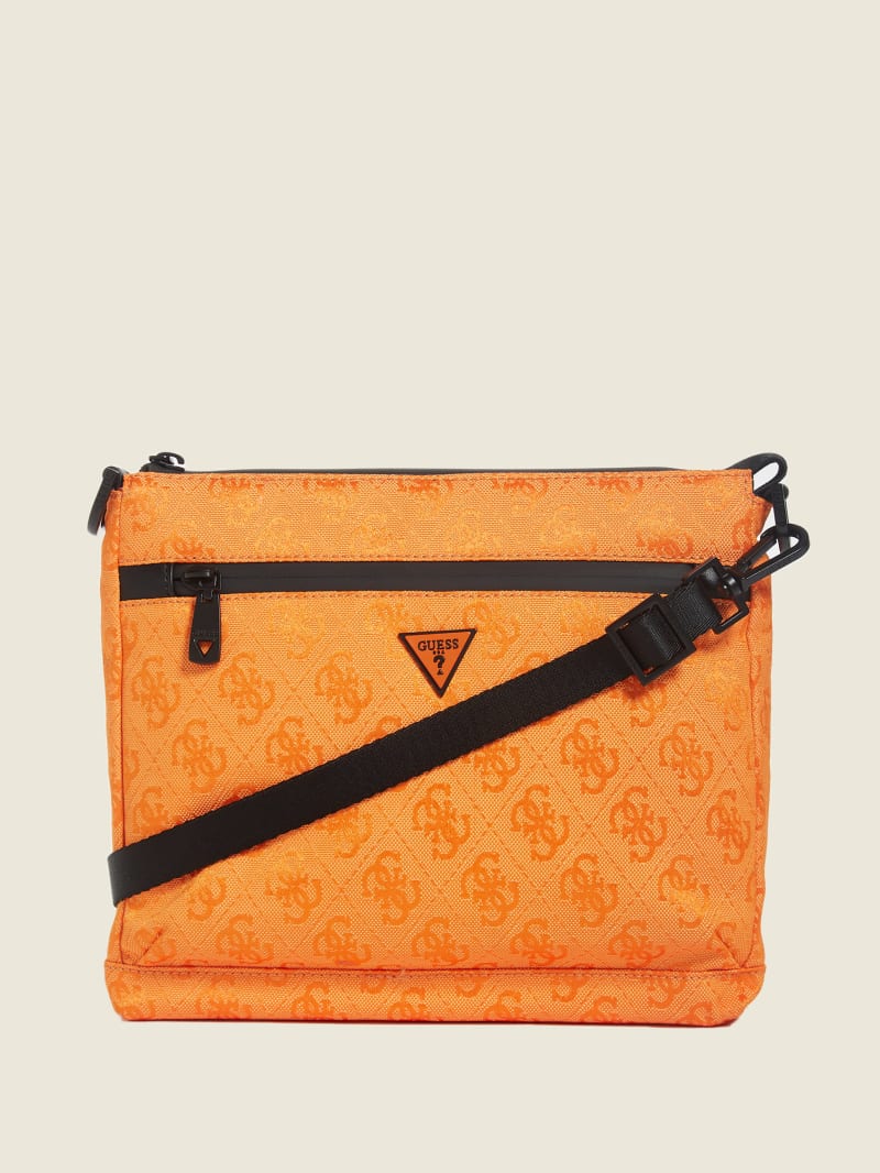 Guess Vezzola Nylon Women's Wallets Orange | 0598-MAKJY