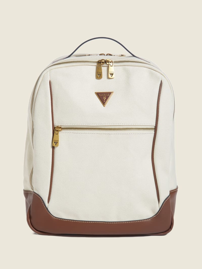 Guess Wanderluxe Women's Backpacks Beige | 5832-WIYKF