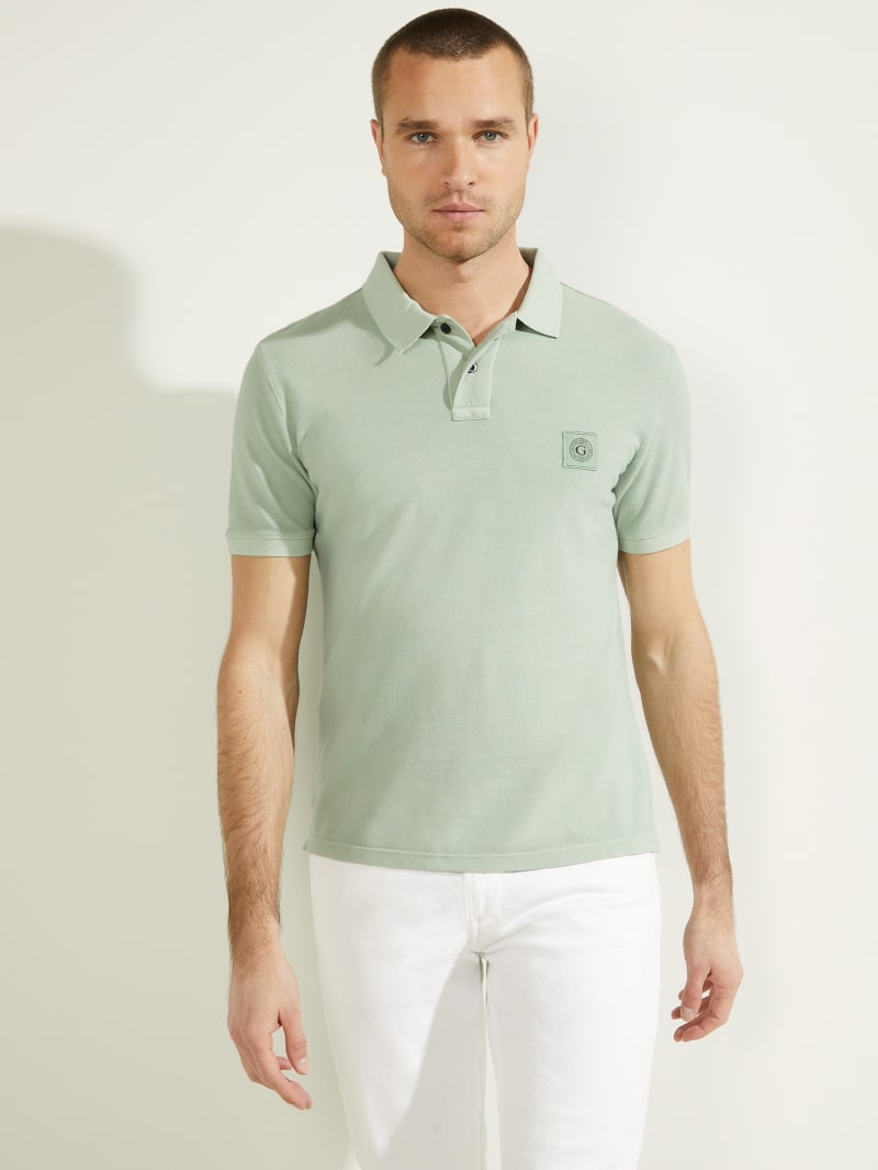 Guess Washed Men's Shirts Mint | 3857-VWNQC