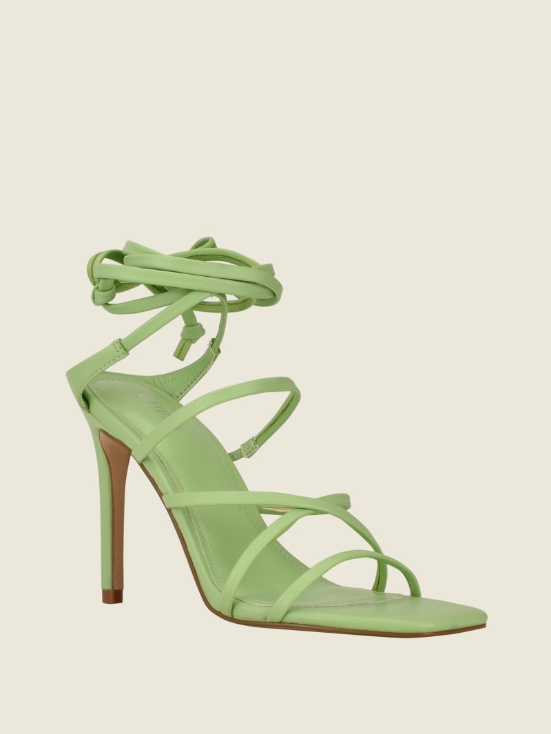 Guess Zabyie Women's Heels Green | 2745-ZAGDF