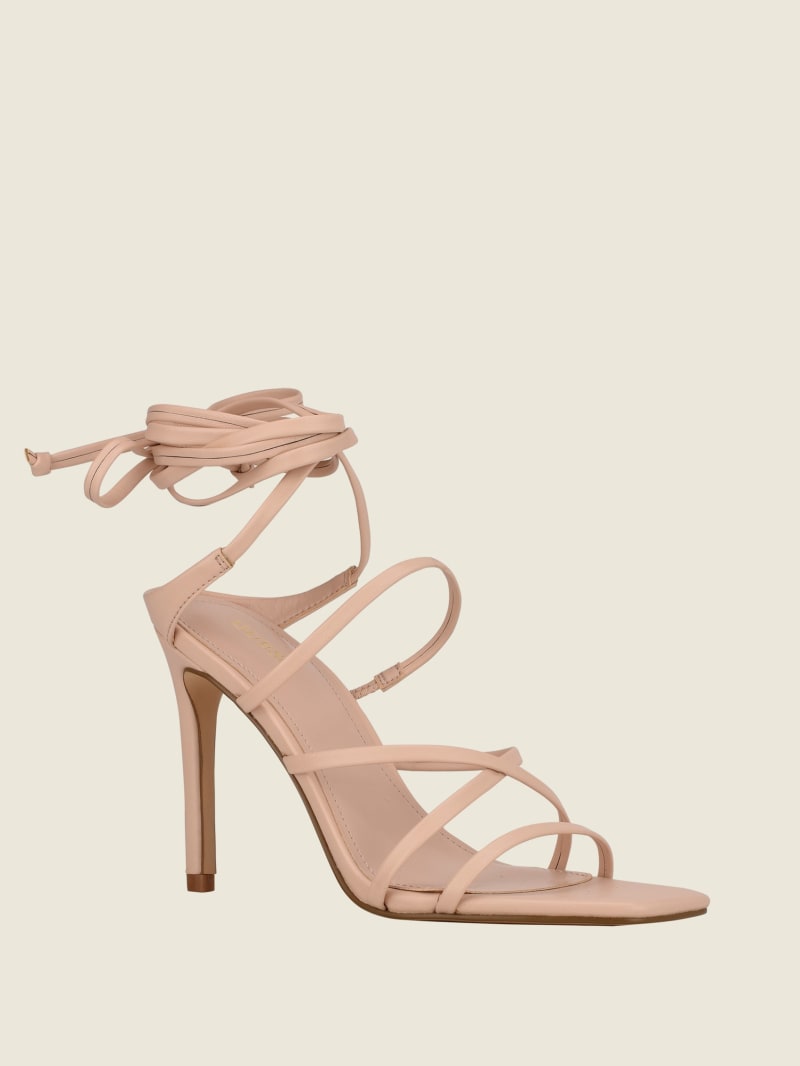 Guess Zabyie Women's Heels Light Pink | 0243-MTJZW