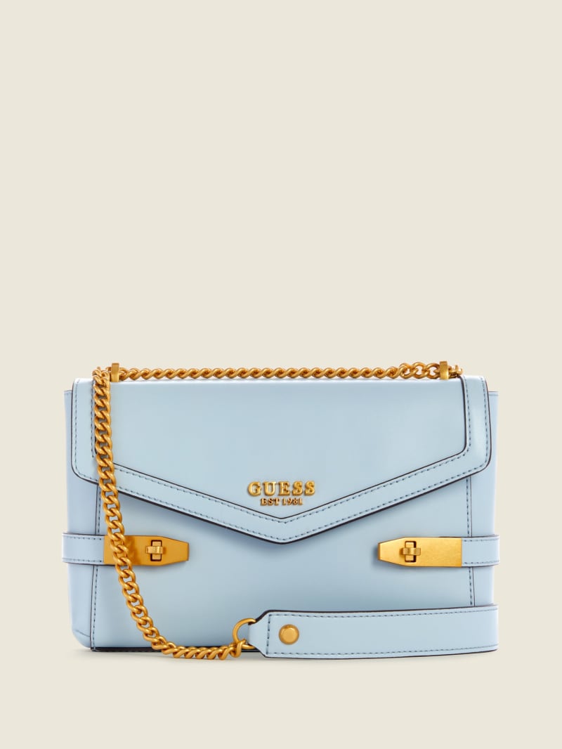 Guess Zadie Convertible Women's Crossbody Bags Blue | 0837-MOJUR