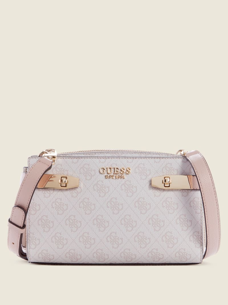 Guess Zadie Logo Elite Women's Crossbody Bags Pink | 1924-WMLZT