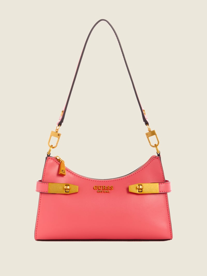 Guess Zadie Women's Shoulder Bags Pink | 9062-ZCGYV