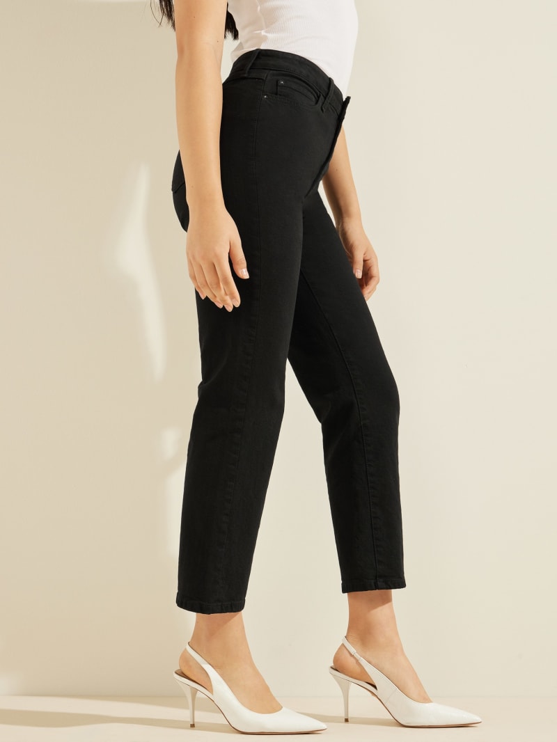 Guess 1981 Straight Women's Pants Black | 3920-FHJWP