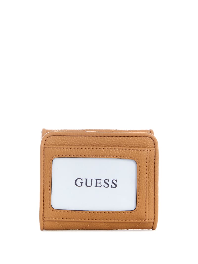 Guess Abey Card & Coin Purse Women's Wallets Beige | 1645-SZUPM