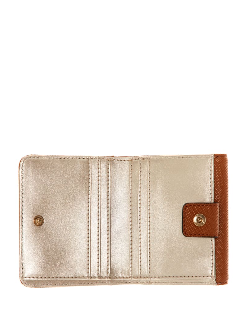 Guess Abey Card & Coin Purse Women's Wallets Beige | 1645-SZUPM